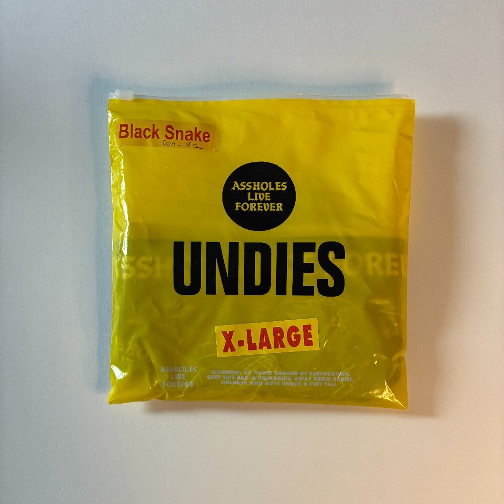 Assholes Live Forever Women's Black Snake Underwear